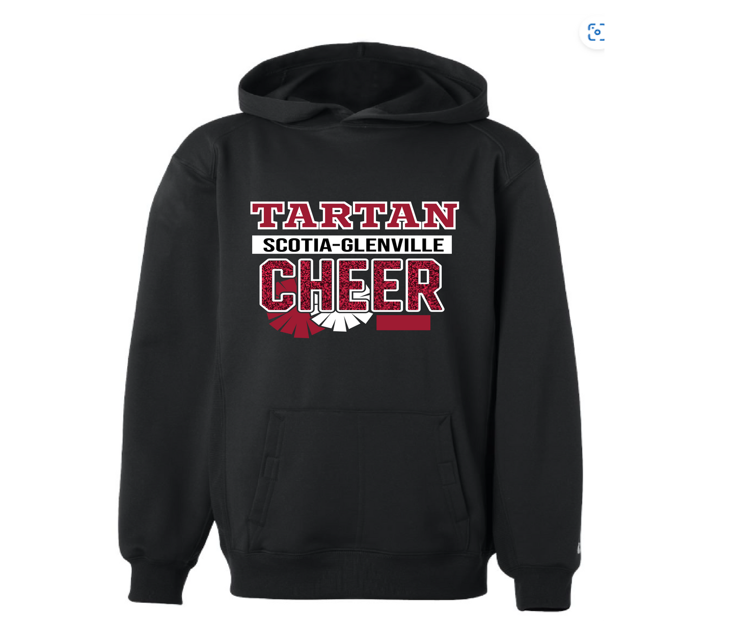 Tartan Cheer Hooded Sweatshirts Youth Sizes