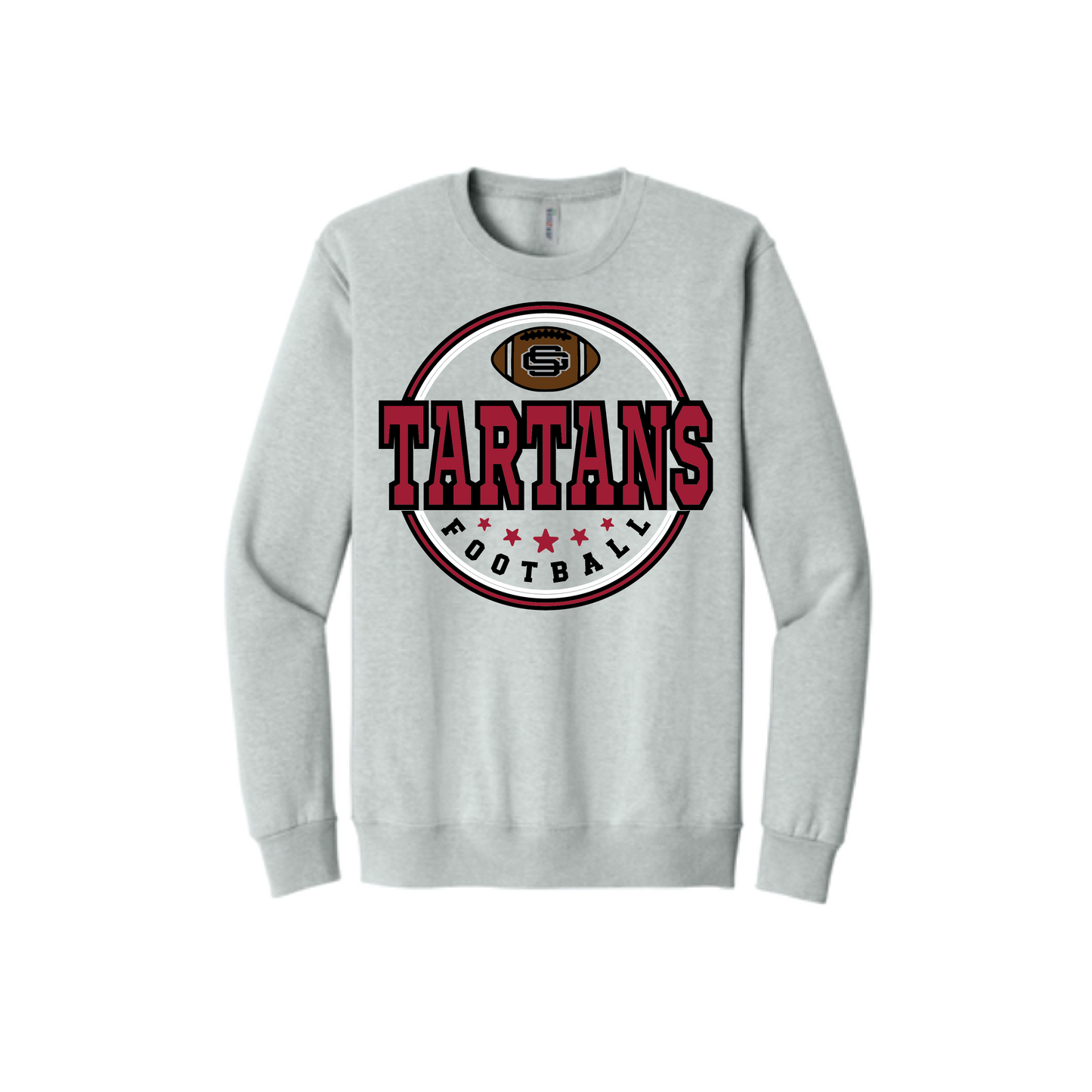 Tartan Football Crewneck Sweatshirt