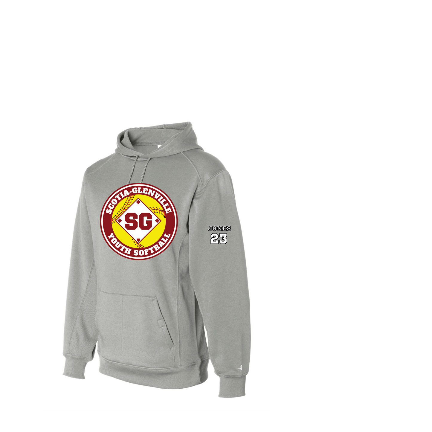 Scotia-Glenville Softball Fleece Hoodie- Adult Sizes