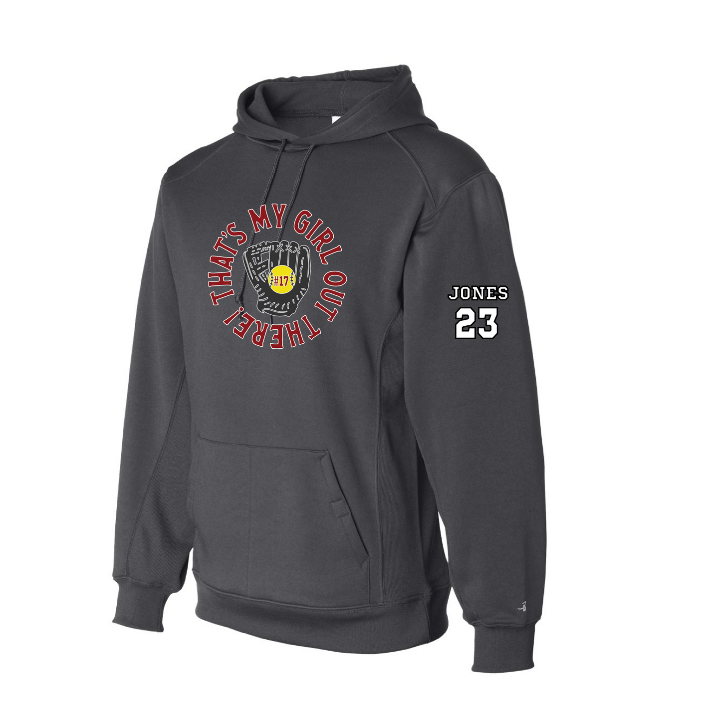 Scotia-Glenville Softball Fleece Hoodie- Adult Sizes