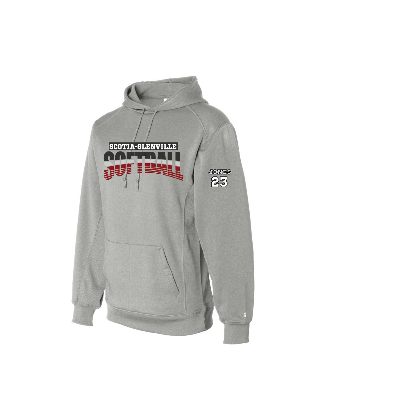 Scotia-Glenville Softball Fleece Hoodie- Adult Sizes