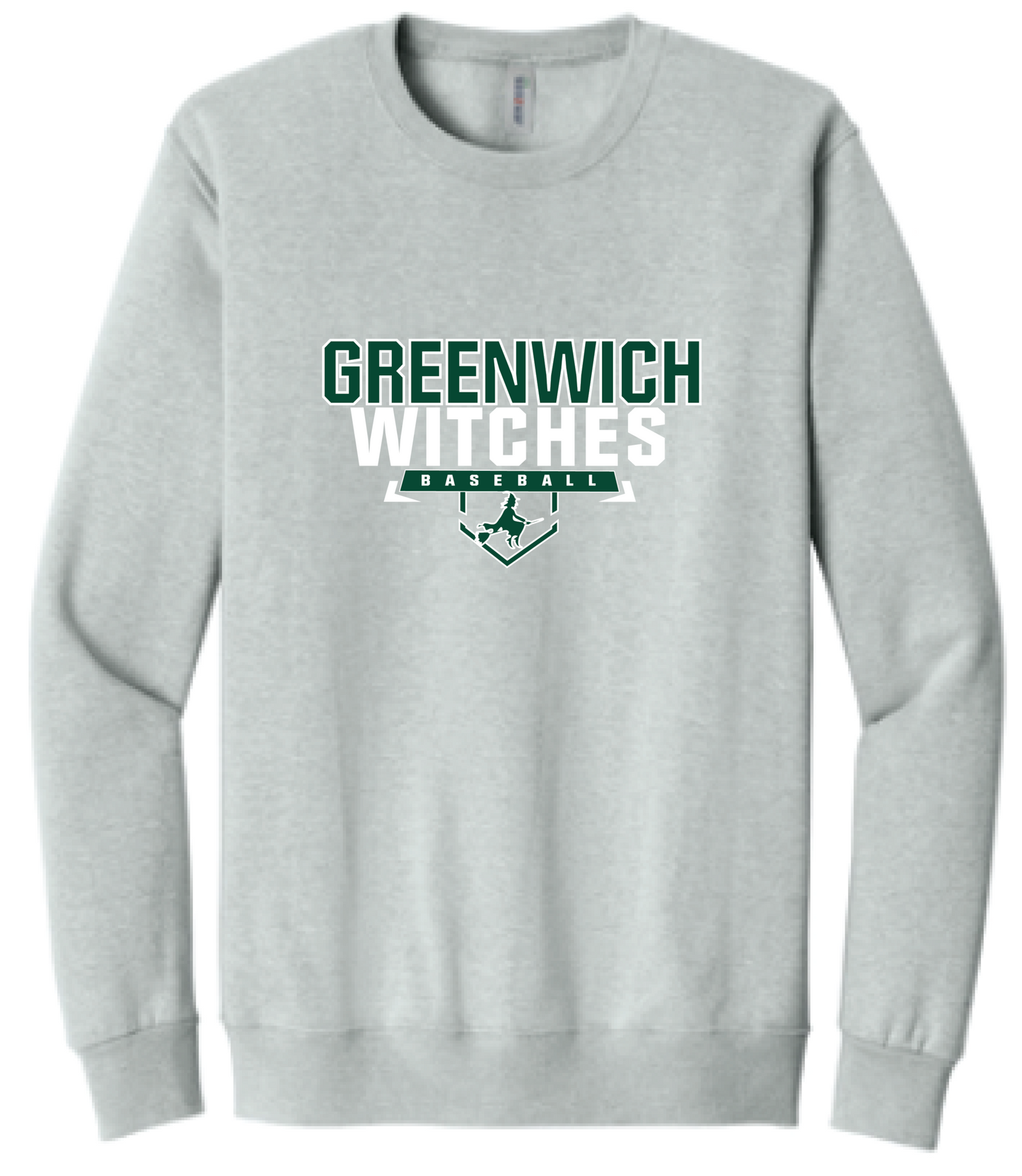 Greenwich Baseball Premium Blend Crewneck Sweatshirt