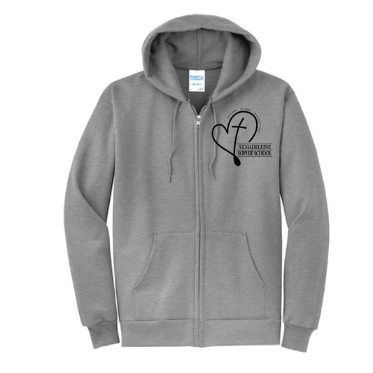 SMS Port & Company® Core Fleece Full-Zip Hooded Sweatshirt