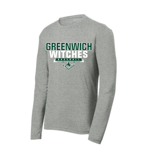 Greenwich Baseball Sport-Tek® PosiCharge® RacerMesh® Long Sleeve Tee