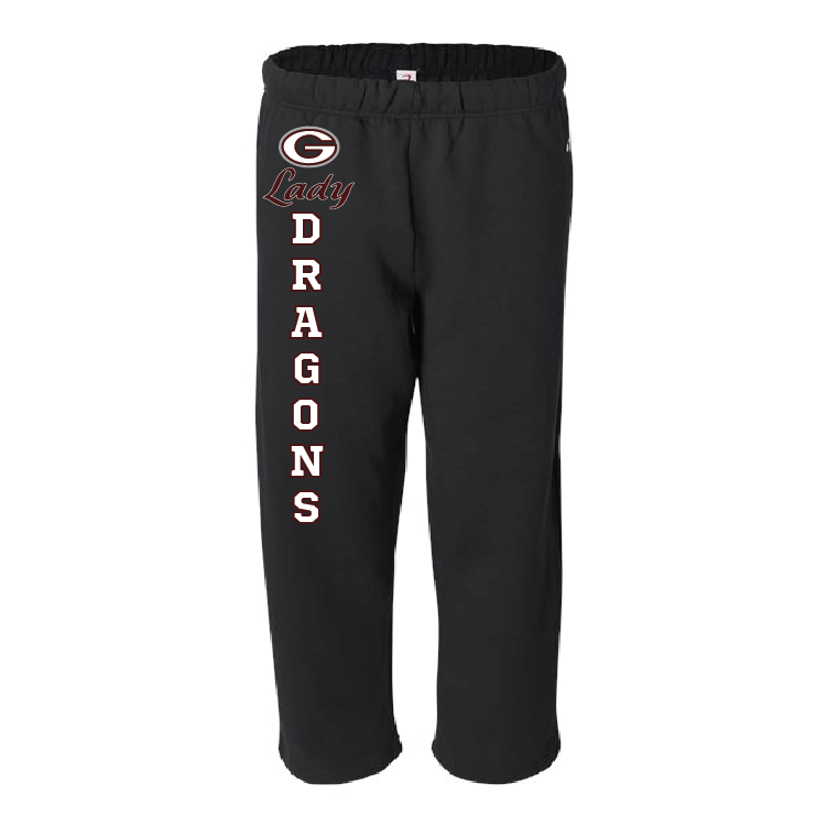 Lady Dragons Open-Bottom Sweatpants