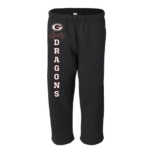 Lady Dragons Open-Bottom Sweatpants