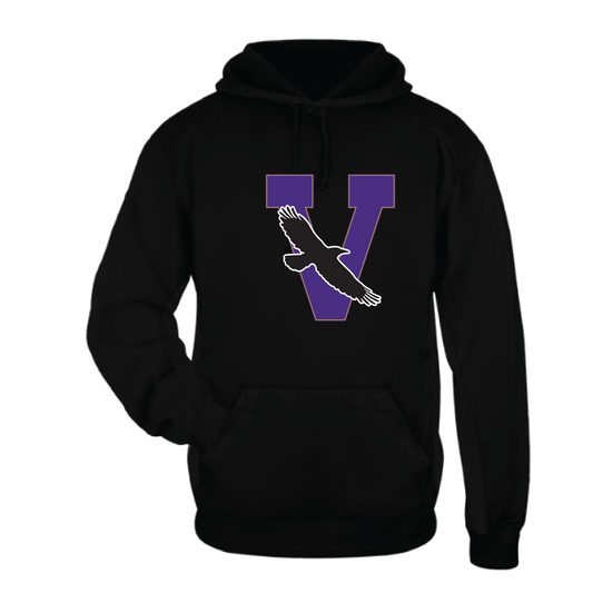 Voorheesville PTA Performance Hoodie Black