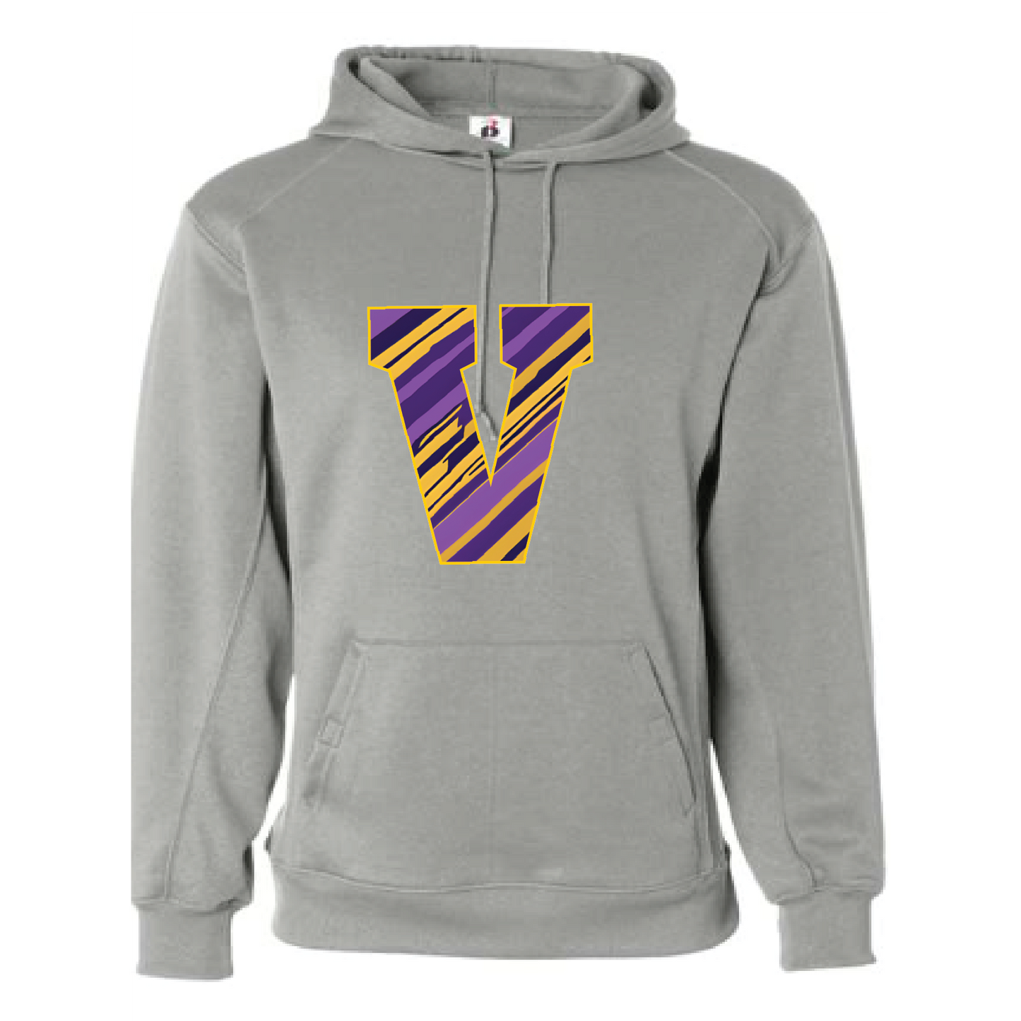 Voorheesville PTA Performance Hoodie Silver