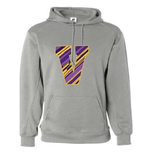 Voorheesville PTA Performance Hoodie Silver