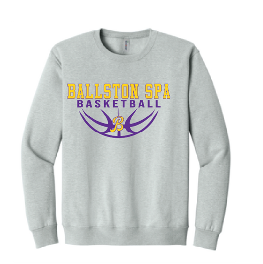 Ballston Spa Basketball Blended Crewneck Sweatshirt