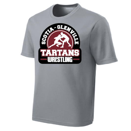 Scotia-Glenville Wrestling Performance Mesh Tee