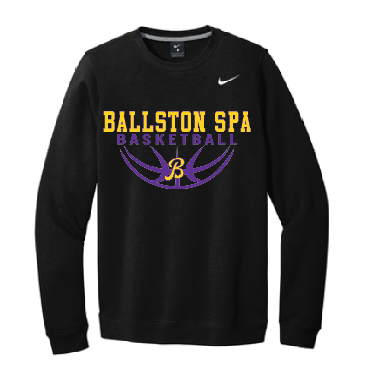 Ballston Spa Basketball Nike Club Fleece Crew