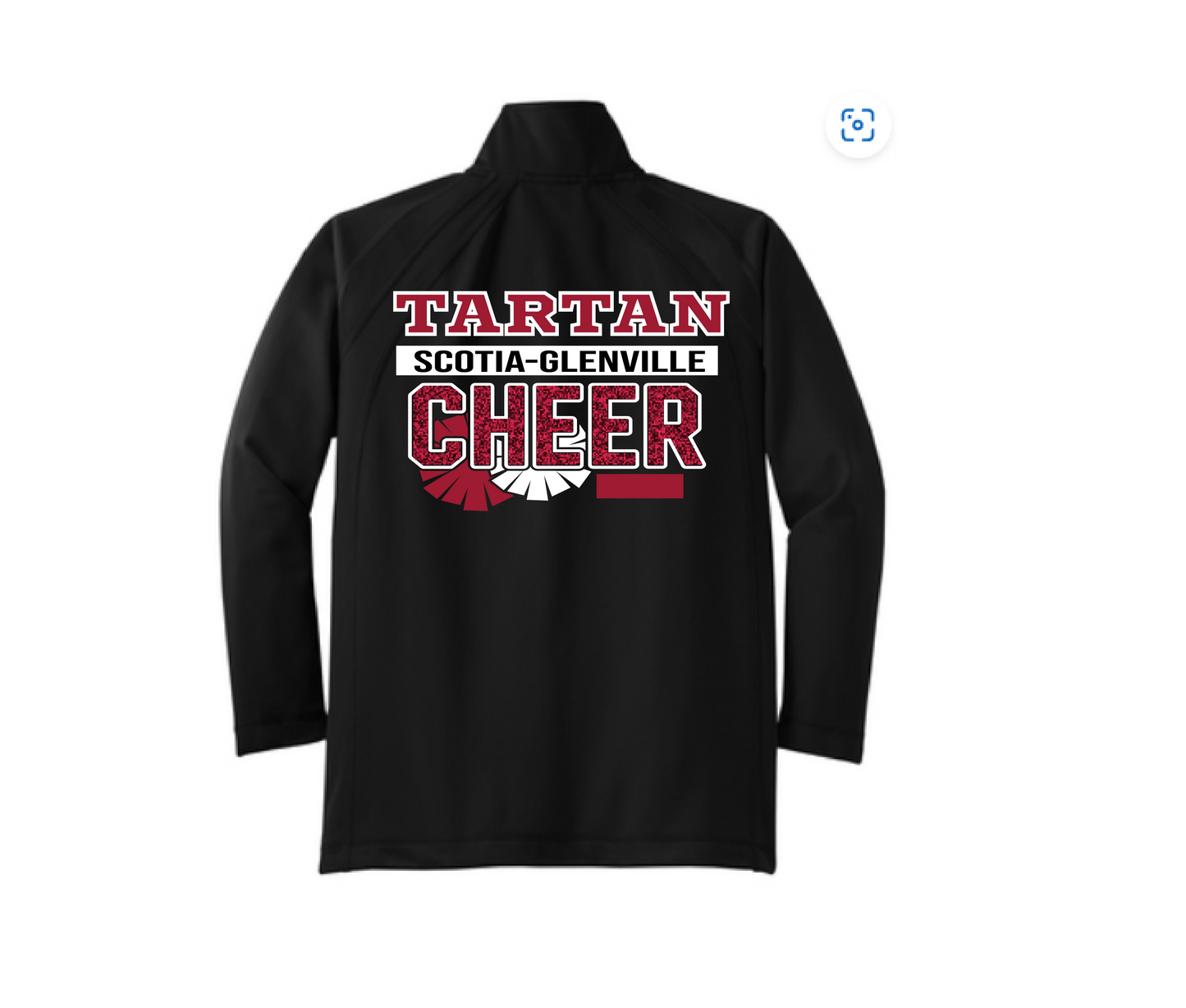 Tartan Cheer Zip up Jacket Youth and Womens Sizing