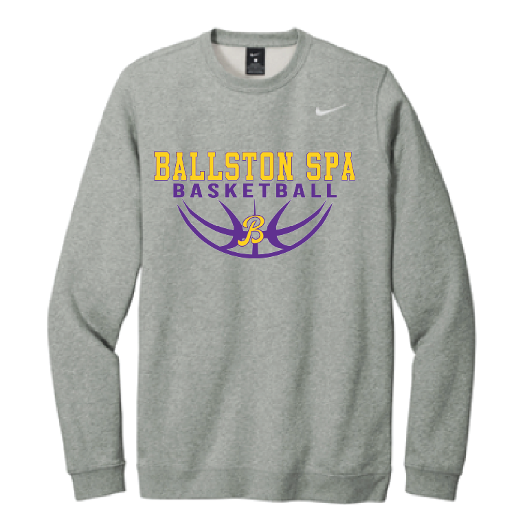 Ballston Spa Basketball Nike Club Fleece Crew