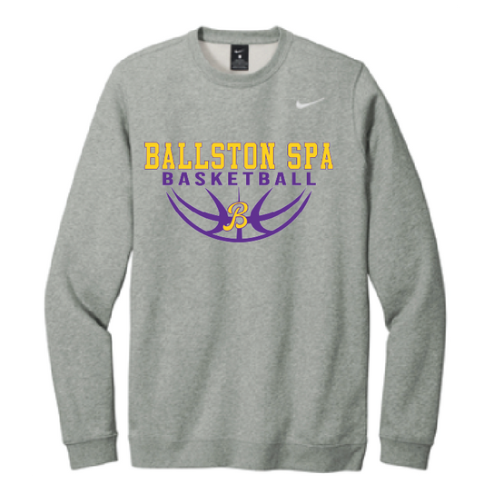 Ballston Spa Basketball Nike Club Fleece Crew