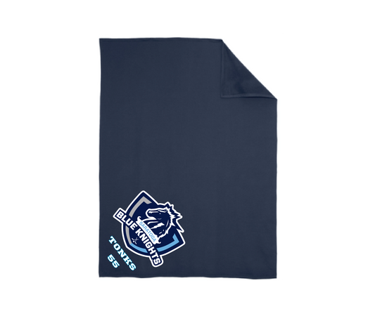 Saratoga Blue Knights Personalized Blanket