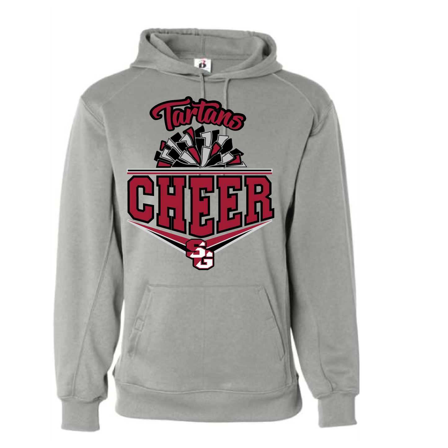 Tartan Cheer Hooded Sweatshirt Adult and Youth Sizes