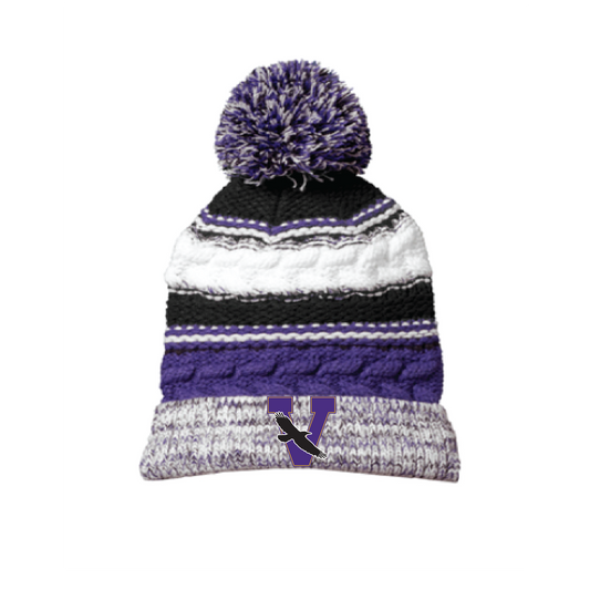 Voorheesville Blackbirds Embroidered Winter Beanie