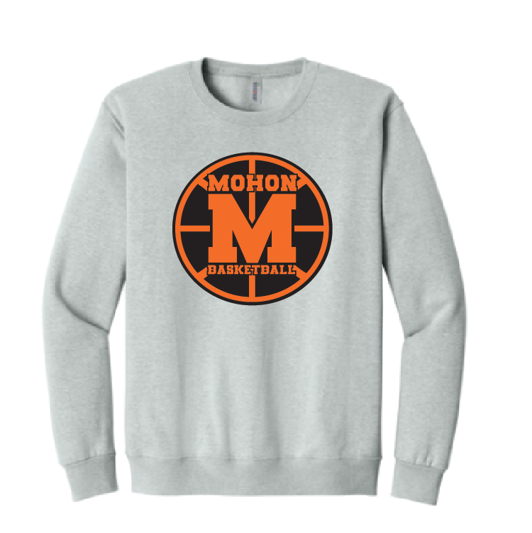 Mohon Basketball Premium Blend Crewneck Sweatshirt