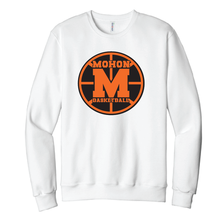 Mohon Basketball Premium Blend Crewneck Sweatshirt